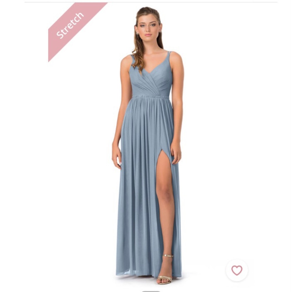 Azazie Janice Dusty Blue Formal Dress